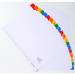Exacompta Guildhall Mylar Index Coloured Tabs 20-Part A-Z A4 White 1111E GH01111