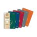 Forever Wirebound Notebook Lined 90gsm A4 Assorted Pack of 5 68406C GH01859