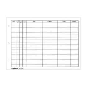 Exacompta Guildhall Loose-Leaf Visitors Book Refill (50 Pack) T40/R GH01952