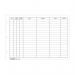 The picture shows a collection of 50 refill sheets for the Exacompta Guildhall Loose-Leaf Visitors Book. The sheets are neatly organized and ready for use in the distinguished Guildhall Visitors Book. They feature easy-to-use lines for recording visitor information, giving a professional and organized appearance.