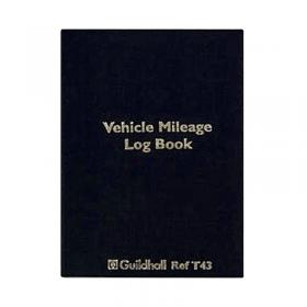 Exacompta Guildhall Vehicle Mileage Log Book T43 GH01953