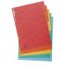 Exacompta Pressboard Dividers 5-Part A4 Maxi 2405E GH02405