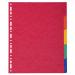 Exacompta Pressboard Dividers 5-Part A4 Maxi 2405E GH02405