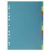 Exacompta Forever Recycled Polypropylene 10 Part Dividers A4 2710E