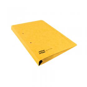 Exacompta Europa Spiral Files Foolscap Yellow (Pack of 25) 3006 GH03006