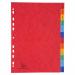 Exacompta Europa Coloured Pressboard Index 12-Part January-December A4 3109Z GH03109