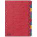 Exacompta Europa Coloured Pressboard Index 1-10 A4 3111Z GH03111