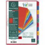 Exacompta Europa Coloured Pressboard Index 1-10 A4 3111Z GH03111