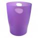 Exacompta Iderama 15 Litre Waste Bin Purple (W263 x D263 x H335m) 45319D