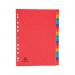 Exacompta Europa Coloured Pressboard Index 20-Part A-Z A4 4803Z GH04803