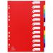 Exacompta Polypropylene 12 Part Dividers A4 Assorted 4912E GH04912