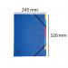 Exacompta Europa 7-Part Organiser 400gsm Pressboard A4 Blue 5219Z GH05219