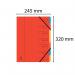 Exacompta Europa 7-Part Organiser 400gsm Pressboard A4 Red 5221Z GH05221
