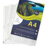 Exacompta OPAK Recycled Punched Pockets 60 micron A4 (Pack 100) 5320E GH05320