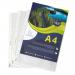 Exacompta OPAK Recycled Punched Pockets 60 micron A4 (Pack 100) 5320E GH05320