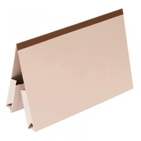 Exacompta Guildhall Reinforced Legal Double Pocket Wallet Buff (Pack of 25) 218-BUF GH10066
