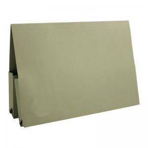 Exacompta Guildhall Legal Dbl Wallet Fc Green Pack of 25 214-GRN