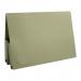 The photo features a pack of 25 Exacompta Guildhall Legal Double Pocket Wallets in a vibrant shade of green. Each wallet is designed to fit foolscap sized documents and is labeled with the Guildhall Legal logo. The wallet has two pockets for organization and is made with high-quality materials for durability.