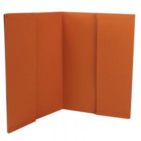 Exacompta Guildhall Legal Double Pocket Wallet Foolscap Orange (Pack of 25) 214-ORG GH10071