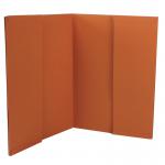The image shows a pack of 25 orange double pocket wallets, with the brand name Guildhall Legal and model number 214-ORG GH10071 clearly visible. The wallets are large enough to fit foolscap sized paper and are perfect for organizing and storing important legal documents.