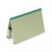 Exacompta Guildhall Double Pocket Wallet 315gsm Green A4Foolscap (Pack of 25) 218-GRNZ GH10077