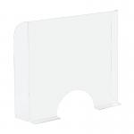 Exacompta Sneeze Guard Cashier Protection Stand 95x68cm 80058D GH10949