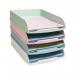 Exacompta Autentik Letter Trays A4+ Assorted (Pack of 4) 111303SETD GH11303