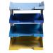 Exacompta Bee Blue Letter Trays Recycled A4 Set of 4 Assorted 113202SETD GH11320