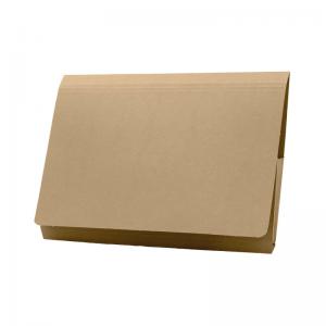Exacompta Guildhall Full Flap Pocket Wallet Foolscap Buff Pack of 50