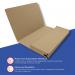 Exacompta Guildhall Full Flap Pocket Wallet Foolscap Buff (Pack of 50) PW2-BUF GH14014