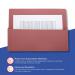 Exacompta Guildhall Full Flap Pocket Wallet Foolscap Pink (Pack of 50) PW2-PNK GH14016