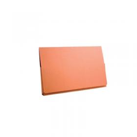 Exacompta Guildhall Full Flap Pocket Wallet Foolscap Orange (Pack of 50) PW2-ORG GH14019