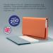 Exacompta Guildhall Full Flap Pocket Wallet Foolscap Orange (Pack of 50) PW2-ORG GH14019