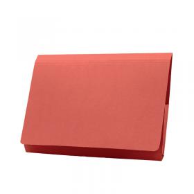 Exacompta Guildhall Full Flap Pocket Wallet Foolscap Red (Pack of 50) PW2-RED GH14020