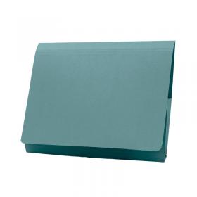 Exacompta Guildhall Brief Size Pocket Wallet 14x10in Blue (Pack of 50) PW3-BLU GH14021