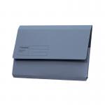 Exacompta Guildhall Document Wallet Foolscap Blue (Pack of 50) GDW1-BLU GH14029