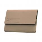 Exacompta Guildhall Document Wallet Foolscap Buff (Pack of 50) GDW1-BUF GH14030