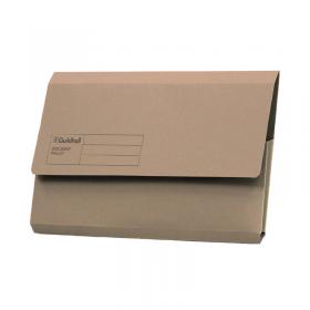 Exacompta Guildhall Document Wallet Foolscap Buff (Pack of 50) GDW1-BUF GH14030