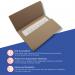 Exacompta Guildhall Document Wallet Foolscap Buff (Pack of 50) GDW1-BUF GH14030
