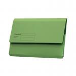 Exacompta Guildhall Document Wallet Foolscap Green (Pack of 50) GDW1-GRN GH14031