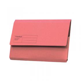 Exacompta Guildhall Document Wallet Foolscap Pink (Pack of 50) GDW1-PNK GH14032