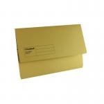 Exacompta Guildhall Document Wallet Foolscap Yellow (Pack of 50) GDW1-YLW GH14034