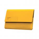 Exacompta Guildhall Document Wallet Foolscap Yellow (Pack of 50) GDW1-YLW GH14034