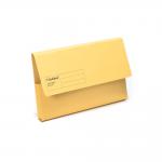 Exacompta Guildhall Document Wallet Foolscap Yellow (Pack of 50) GDW1-YLW GH14034