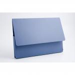 Exacompta Guildhall Document Wallet 285gsm A4 Blue (Pack of 50) PDW4-BLUZ GH14037