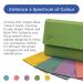 Exacompta Guildhall Document Wallet Foolscap Assorted (Pack of 50) GDW1-AST GH14048