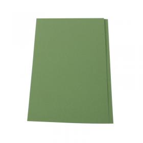 Exacompta Guildhall Square Cut Folder 315gsm Foolscap Green (Pack of 100) FS315-GRNZ GH14095