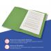 Exacompta Guildhall Square Cut Folder 315gsm Foolscap Green (Pack of 100) FS315-GRNZ GH14095