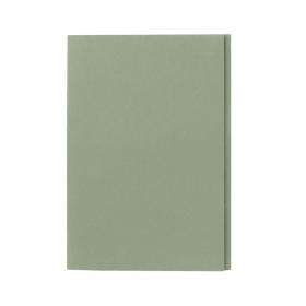 Exacompta Guildhall Square Cut Folder 315gsm Foolscap Green (Pack of 100) FS315-GRNZ GH14095