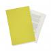 At the forefront of organization, these folders are vibrant in yellow and sturdy with 315gsm. Easily label and sort with the accompanying slipfiles, creating a polished appearance in any workspace.